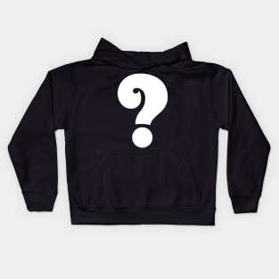 Sarcastic Question Mark Funny Punctuation Teacher Writer Kids Hoodie